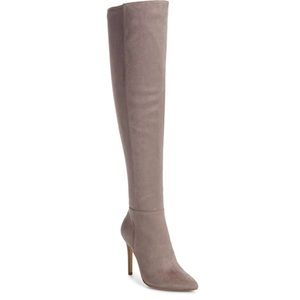 CHARLES BY CHARLES DAVID DEBUTANTE KNEE HIGH BOOTS